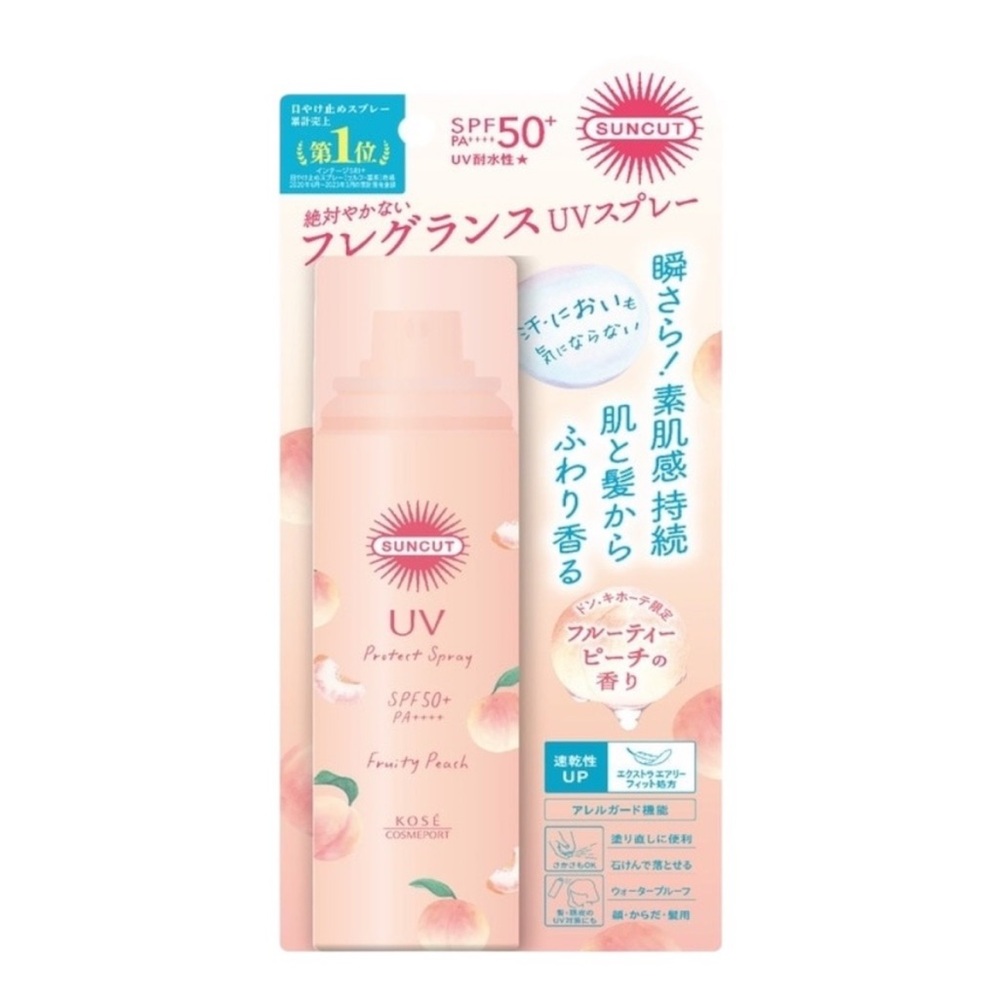 Kose Suncut Cosmeport UV Protect Sunscreen Spray
SPF 50+